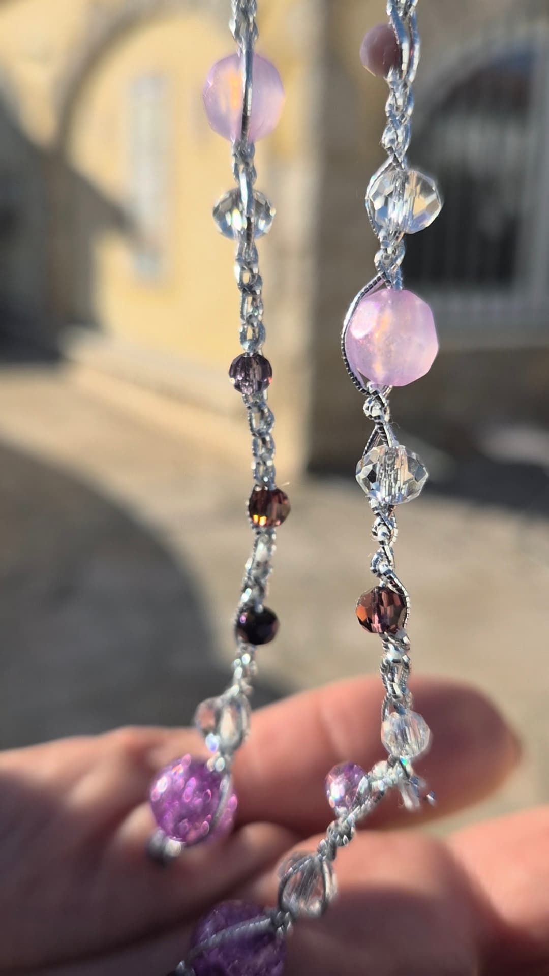 Sautoir Louna - crochet fait main YZÏAME